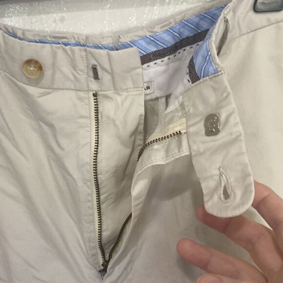 Mens Peter Millar Size 38 Tan Khaki‎ Shorts Inseam 8” - Picture 5 of 6